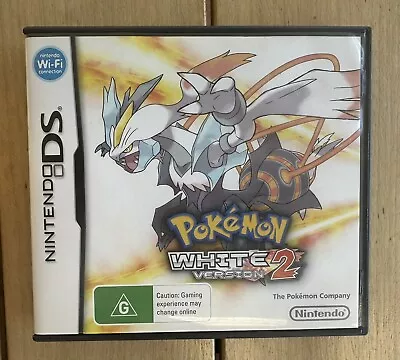 Pokemon White Version 2 Nintendo DS - Aus PAL Version -Genuine - Case  Manual • $100