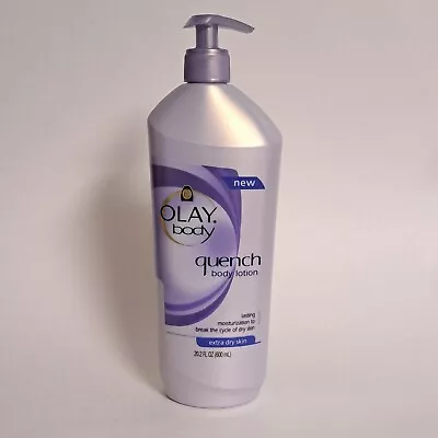 Olay Quench Body Lotion Extra Dry Skin 20.2 Oz Shimmer Extra Large Bottle 75% • $128.12