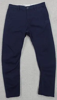 G Star Raw Bronson Tapered Chino 3D Pants Men’s 34x30 Blue Twill Logo • $49.99