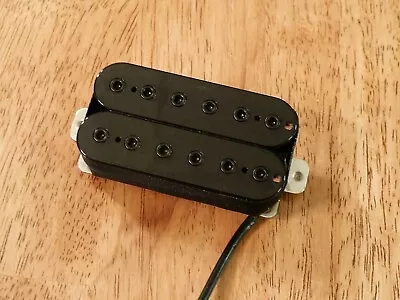 Hexbucker Humbucker Bridge Pickup Black Nickel Silver Baseplate 4 Conductor Wire • $24.99