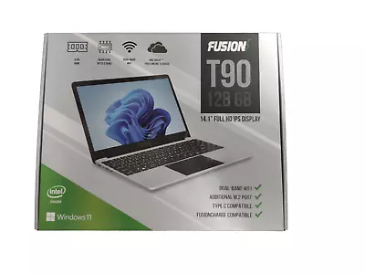 £149.99 • Buy Fusion5 14.1  T90 N4 Intel Quad Core Windows 11 Home Laptop