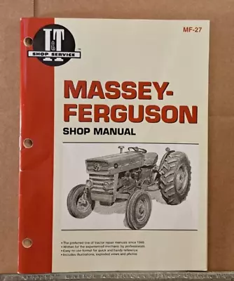 Massey-Ferguson Repair Manual MF-27 For MF135 MF150 MF165 With Wiring Diagrams • $29.95