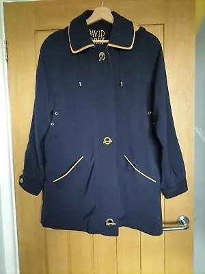 David Barry Black And Gold Coat Size 12 • £7