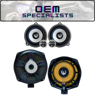 BMW Speaker Upgrade 3 Way Component Speaker Set Base Audio BMW X3 E83 • £594.95