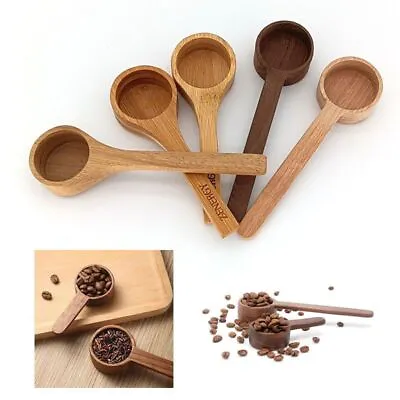 Home Wooden Measuring Spoon Set Kitchen Measuring Spoons Sugar Tea Coffee Sc-wq • £4.84