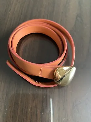 £25 • Buy Rupert Sanderson Burnt Orange Wrap Bracelet