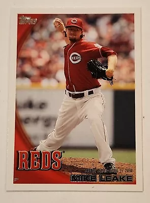 2010 Cincinnati Reds Mike Leake Topps Rookie Card US-317 NM/M Condition • $1.75