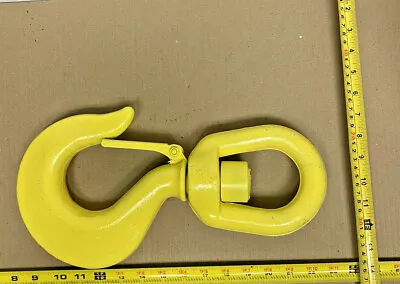 $149.95 • Buy 11.5 Ton Crosby S322 (KA) Swivel Hook, NOS  L-322AN (1048868) Yellow