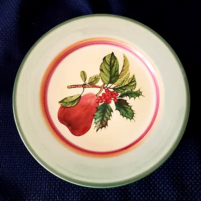 4  Villeroy & Boch #1748 French Noel Made In Portugal Holly/Pear Salad Plates • $65