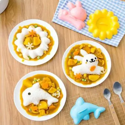 £5.46 • Buy DIY Lovely Cartoon Animal Rice  Mold Bento Sandwich Food Maker Mould Home Ki