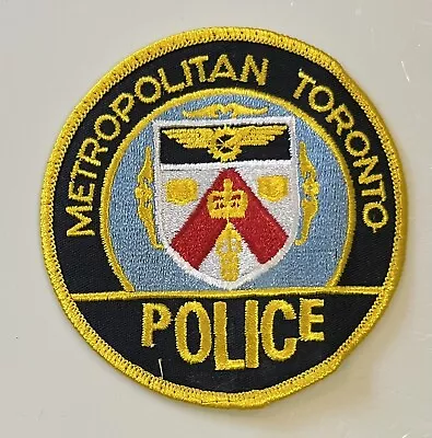 Vintage Metropolitan Toronto Police Patch Ontario Canada • $5.91