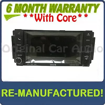 REMANUFACTURED Chrysler Jeep Dodge MyGig RBZ CD DVD Player MP3 AUX High-Speed • $259