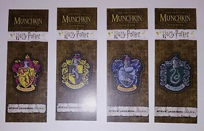 Munchkin Harry Potter Bookmark Lot Inc Gryffindor Hufflepuff Ravenclaw Slytherin • $17.99