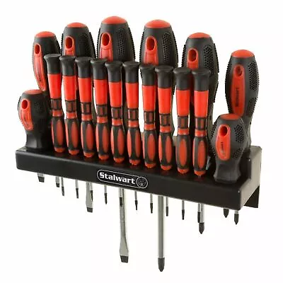 18 Pc Precision Magnetic Tip Screwdriver Set With Wall Mount And Hardware • $19.99