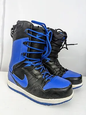 NIKE SB VAPEN SNOWBOARD BOOTS Royal Blue Black White Size US SIZE 11 Jordan Af1 • $225