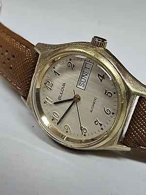 Mens Vintage 1981 Bulova Automatic Watch. Serviced • $71