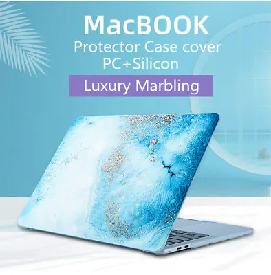 For Apple Macbook Air/Pro 16 13 15 14  Laptop Shockproof Case + Keyboard Cover • £20.39