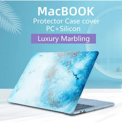 Marble Laptop Silicone Cover Case Shell For Macbook Air/Pro/Retina 16  13 15 14  • $23.99