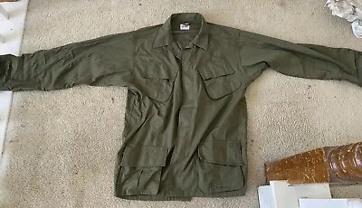 Vietnam Repro US Army  OG-107 Poplin Non Rip Stop Jacket Size Large Regular • $100