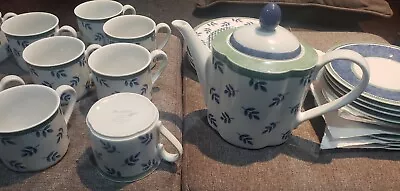 Vintage Villeroy Boch Switch 3 Tea Set Of 27 Pieces • $225