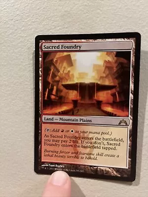 MTG Sacred Foundry Gatecrash 245/249 Regular Rare • $13.50