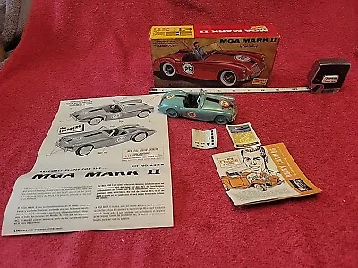 LINDBERG MGA MARK II MOTORIZED MODEL KIT NO.630-50 Vtg USA • $59.95