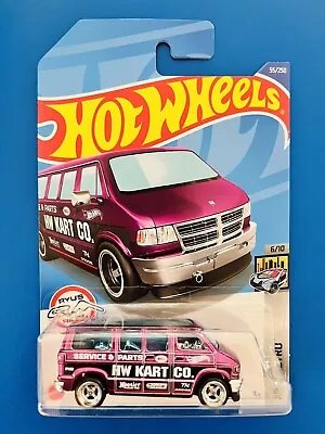 2022 Hot Wheels SUPER TREASURE HUNT PURPLE V8 1998 DODGE RAM B SERIES VAN - New! • $95