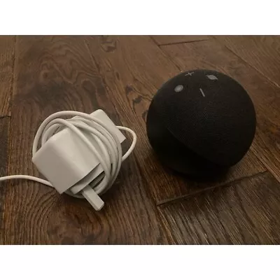 Amazon Echo Dot 4th Gen Smart Speaker Amazon Alexa Black Voice Control Music 2 • £25