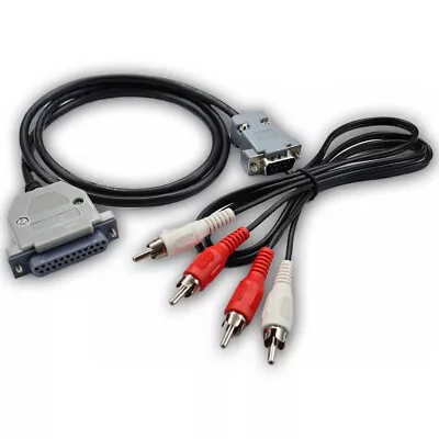 Commodore Amiga 1084S RGB Monitor Cable - 9 Pin Male D Sub To 23 Pin Female   • £14.99