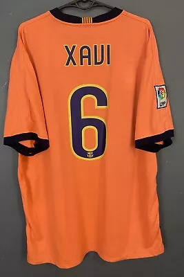 Men Xavi #6 Fc Barcelona 2009/2010 Football Soccer Shirt Jersey Maillot Size 2xl • $149.99