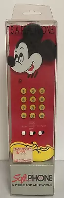 Disney - 1992 Mickey Mouse Soft Phone Foam Landline Telephone • $20