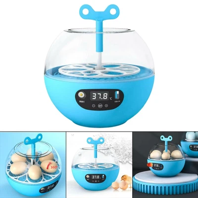 £33.73 • Buy Mini Egg Incubator Egg Turner Tray 6 Eggs Temperature Control For Goose Duck