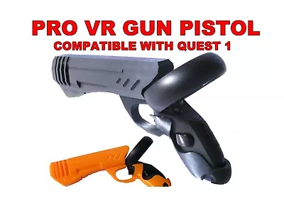 VR Gun Pistol Grip Pro Fits Oculus Quest 1 And Fits Rift S Touch Controllers. • £24.99