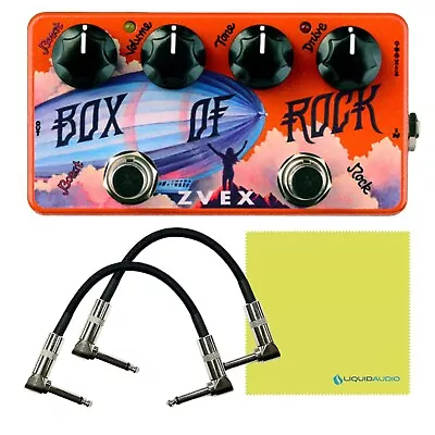 ZVEX Effects Vexter Box Of Rock VBOR Distortion Guitar Pedal Bundle W/ 2X 6  ... • $219