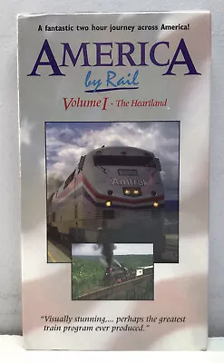 NEW SEALED! America By Rail VHS Video Tape Vol. 1 Heartland Railroad Trains RARE • $8.88