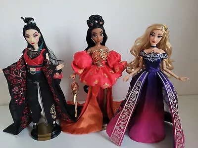 Ultimate Disney Princess Doll Bundle Designer Limited Edition X3 No Boxes • £56