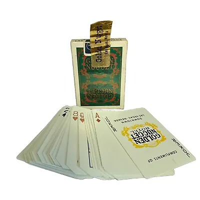 VINTAGE Golden Nugget Casino Playing Cards Las Vegas Corner Cut Marked Full 54 • $22.50