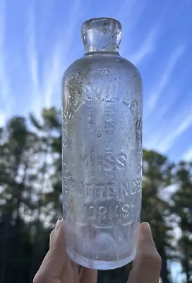 Antique GREENVILLE STEAM BOTTLING WORKS - MISSISSIPPI Hutchinson Soda Bottle • $99.95