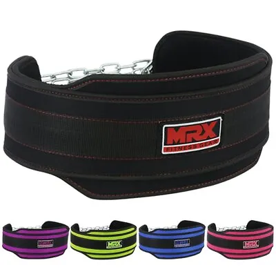 MRX Weight Lifting Belt Dipping Belts With Metal Chain Exercise & Fitness Belts • $19.99