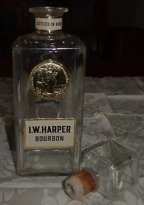 Vintage I.W. Harper Bourbon Decanter • $19.99
