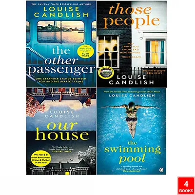 £23.99 • Buy Louise Candlish 4 Books Collection Set Other Passenger, Our House, Those People