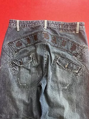 Vtg Marithe Francois Girbaud Jeans Mens 33x29 Blue Embroidered Baggy Y2k Hip Hop • $59.99