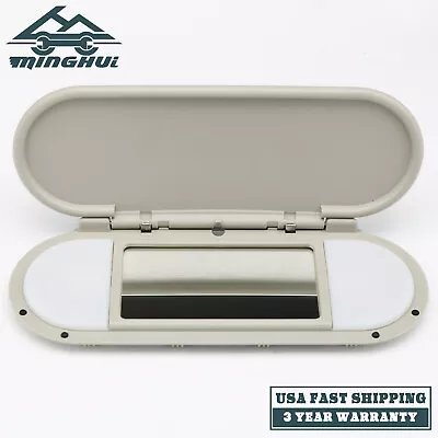 Gray Sun Visor Vanity Mirror Cover FIT BMW Mini Cooper F55 F56 F60 2015-2022 USA • $23.50