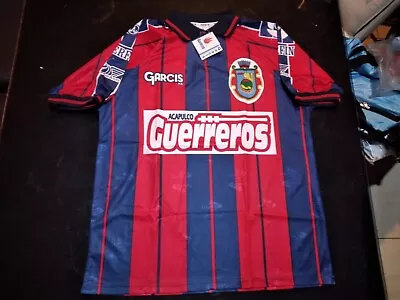MEXICO Guerreros De Acapulco Original Soccer Jersey NEW LARGE Garcis LIGA MX • $32