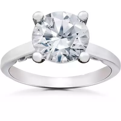 Certified G/SI1 2 Ct Lab Grown Diamond Gabriella Engagement Ring 14k White Gold • $1191.05