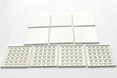 Lego 10 New White Tiles Flat Smooth 6 X 6 W/ Bottom Tubes • $9.99