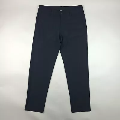 FootJoy Knit Golf Pants Men's 30x30 Black Performance Stretch Straight Leg 29020 • $28.88