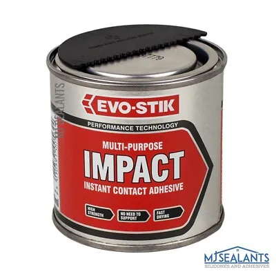 £12.49 • Buy Evo-Stik Impact Instant Contact Adhesive 250ml / 500ml Tin High Strength