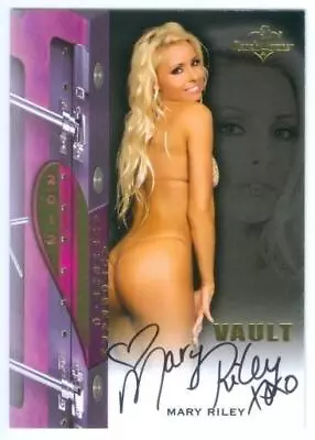 Mary Riley  Autograph Card  Benchwarmer Vault 2012 • $14.99