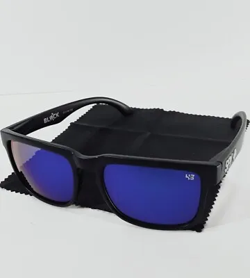 SPY Matte Black & Gray Logo Sunglasses Ken Block Helm Spy+ Optics Mens Womens • $18.88